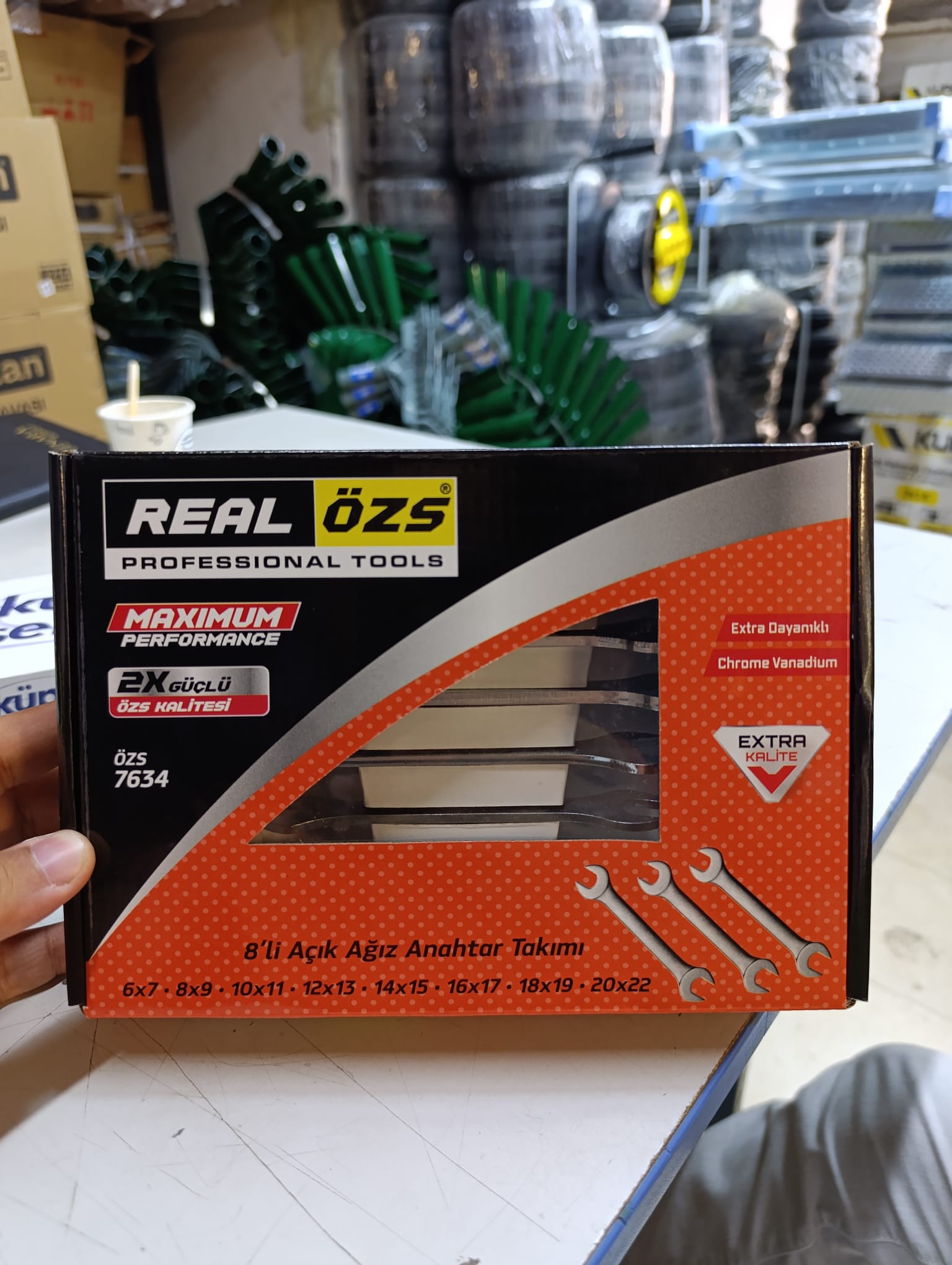 REAL ÖZS ANAHTAR TAKIMI SET 8 PCS